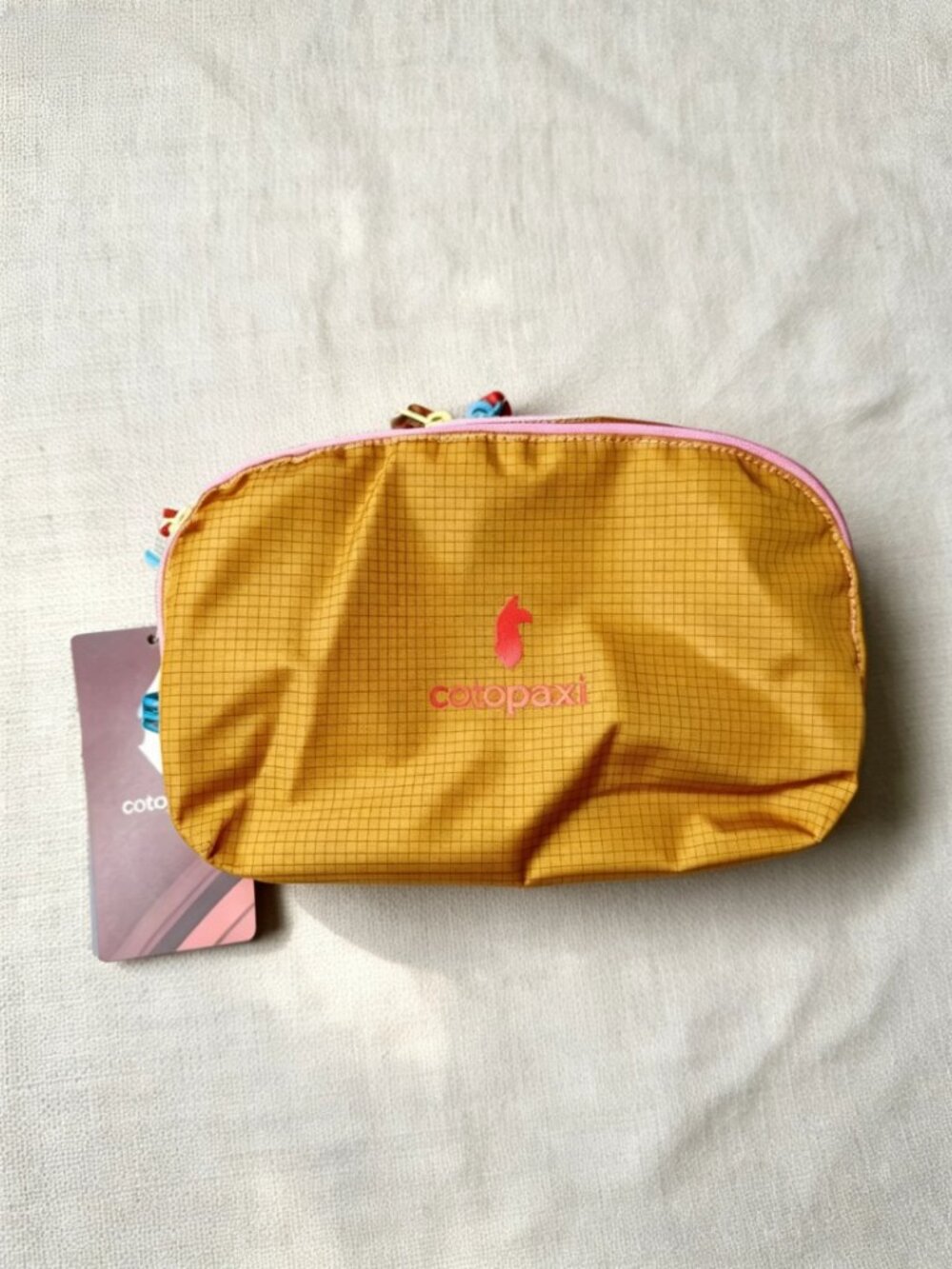 Cotopaxi Makeup Bag Travel Pouch Yellow